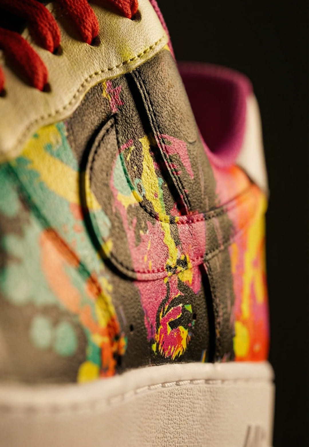 Painting Details Nike Air Force 1 Che