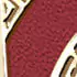 Brand nameplate Tiger Red