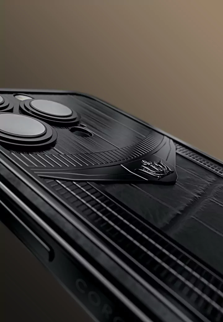 Ribbed bezel Obsidian