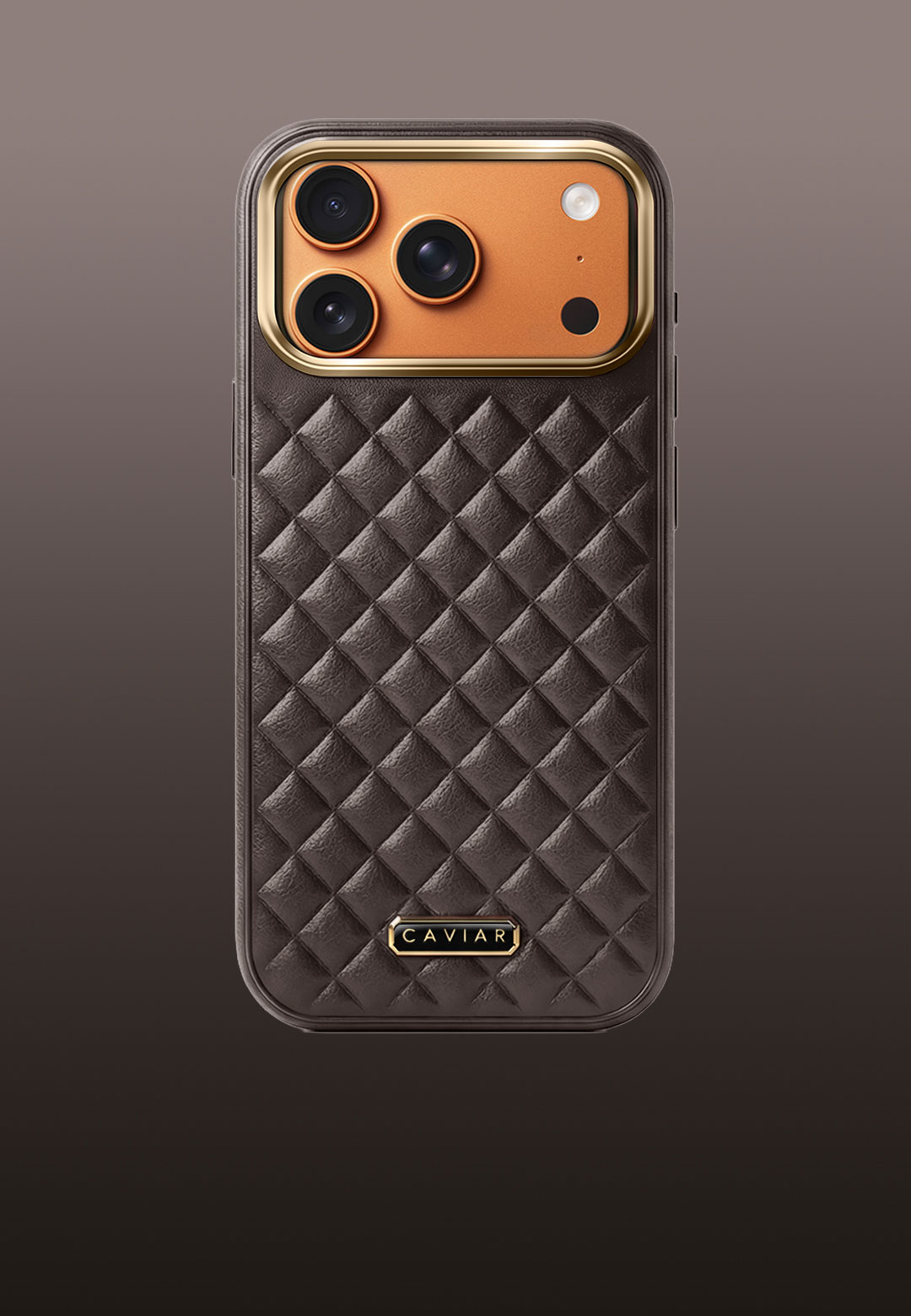 Case with an orange body Chocolate