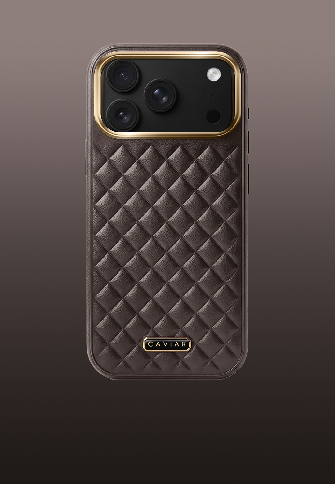 Case with a black body Chocolate