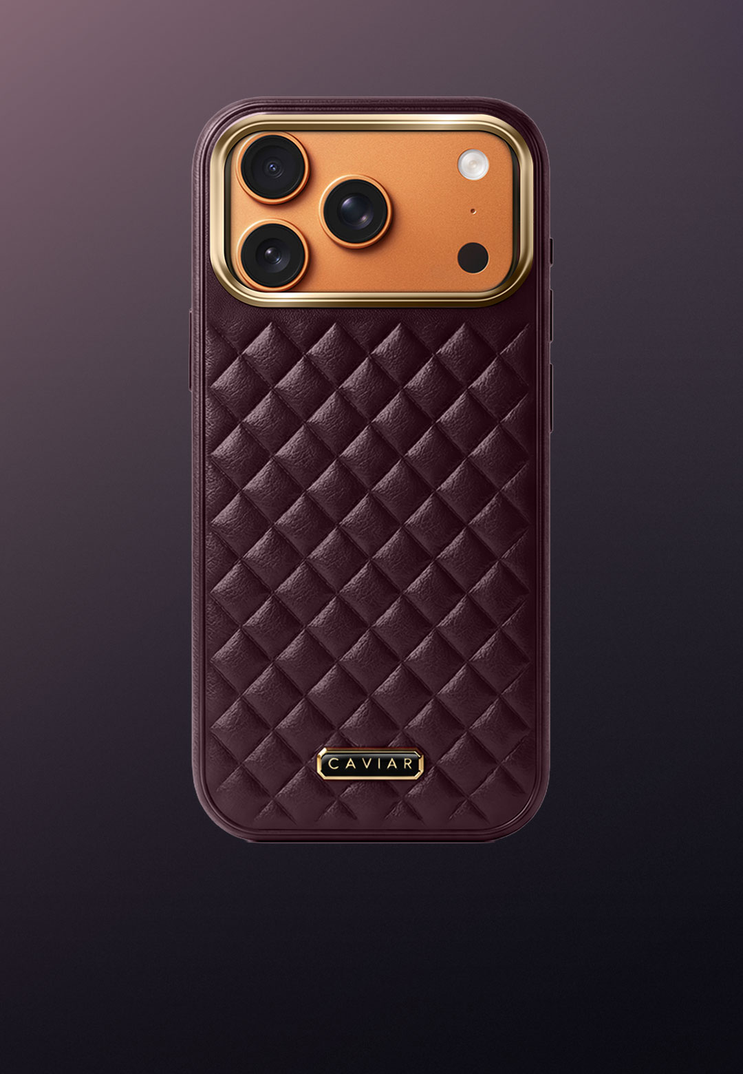 Case with an orange body Bordeaux