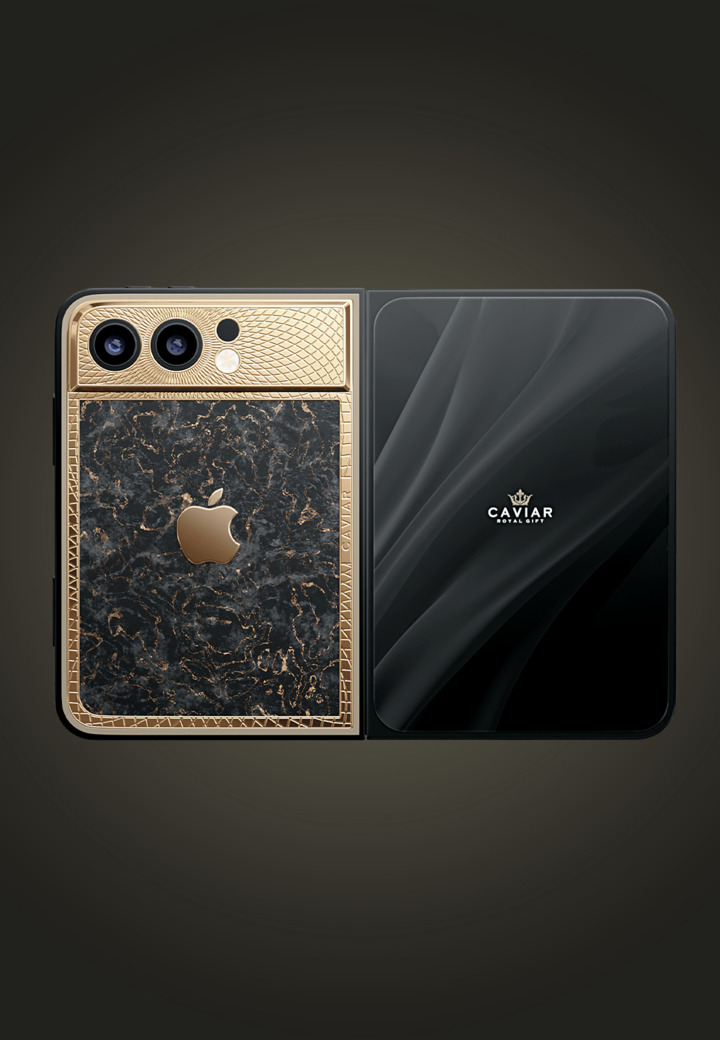 Back view (unfolded) Gold